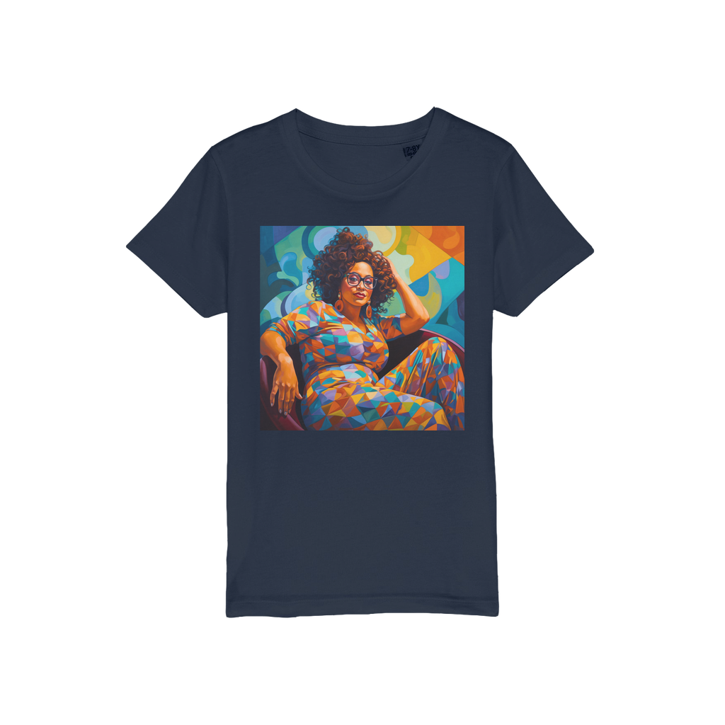 Black In Tech Collection | Maiya | Organic Jersey Kids T-Shirt