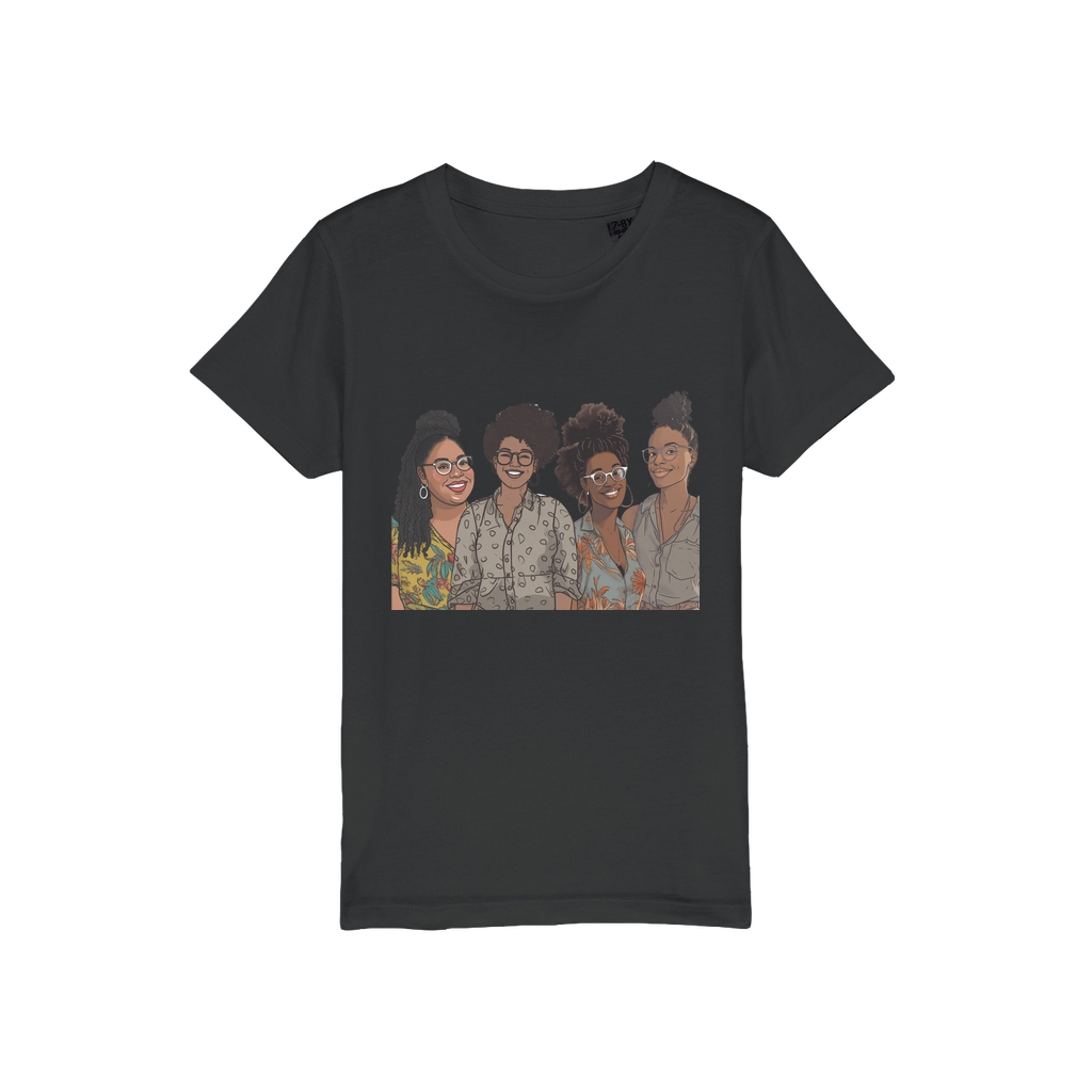 | Women's Collective | Quad Sis| Melanin Magic | Organic Jersey Kids T-Shirt