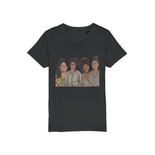 | Women's Collective | Quad Sis| Melanin Magic | Organic Jersey Kids T-Shirt