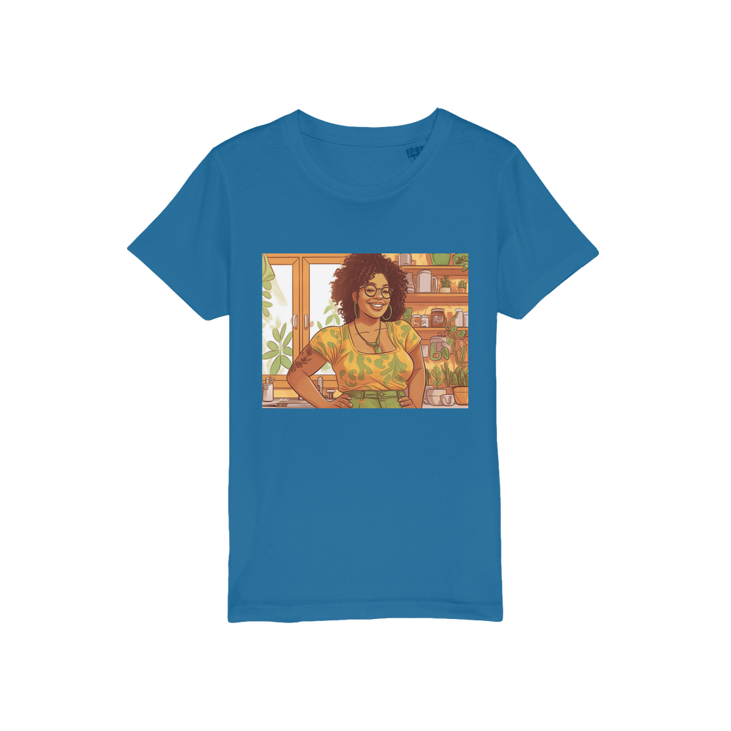 | Lexie Melanin Magic Organic Jersey Kids T-Shirt
