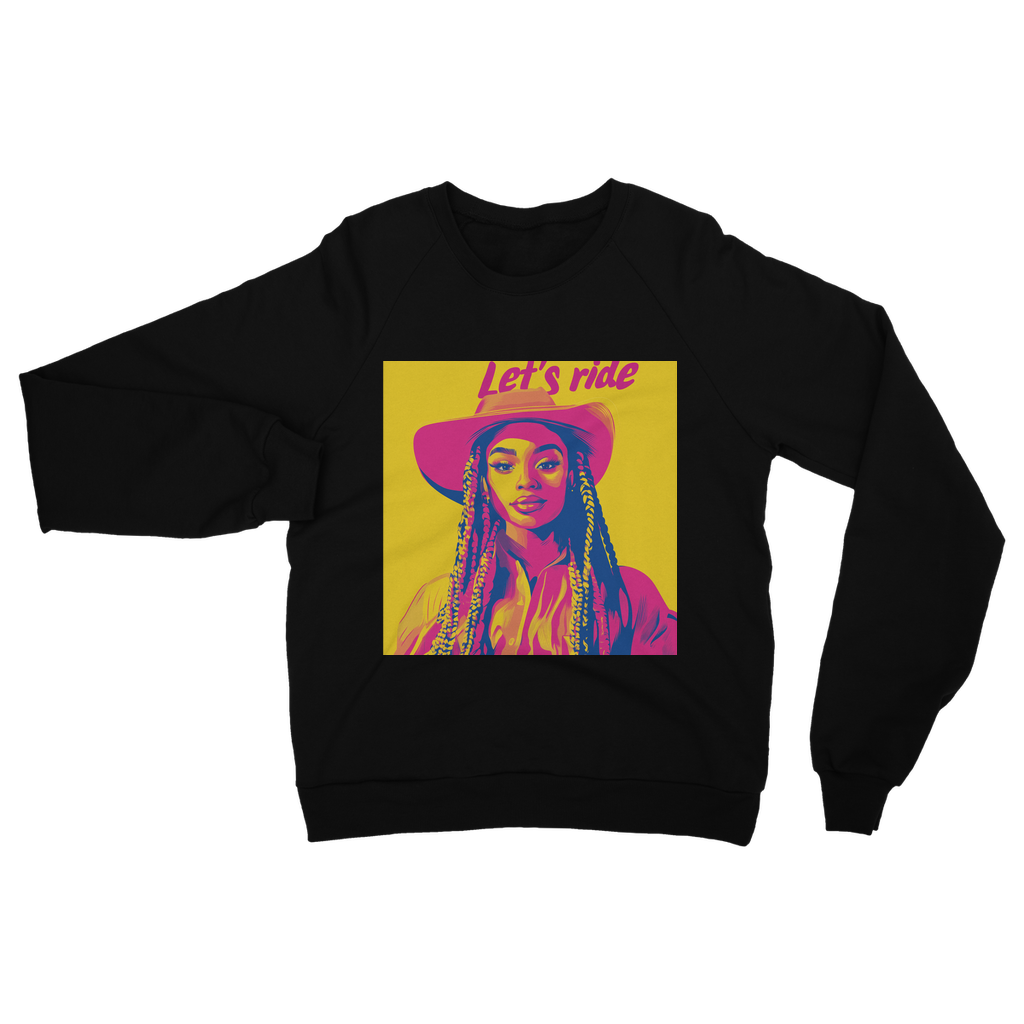 Bey Collection| Winnie Orange : Let's Ride Classic Adult Sweatshirt