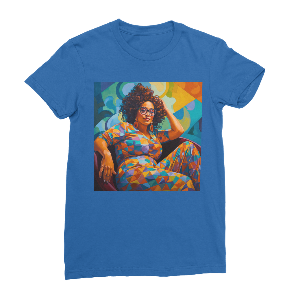 Black In Tech Collection | Maiya | Premium Jersey Women's T-Shirt