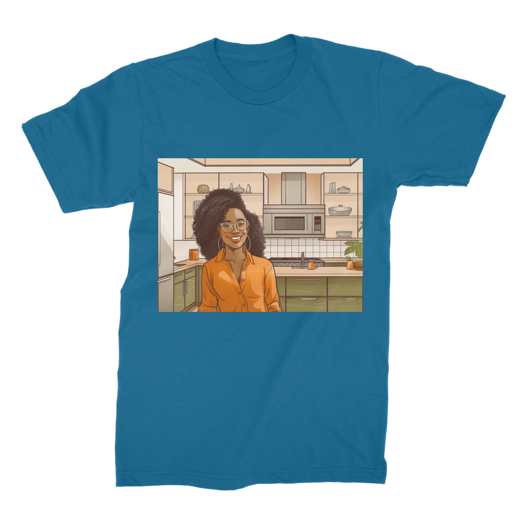 | Rose Melanin Magic | Premium Jersey Adult T-Shirt