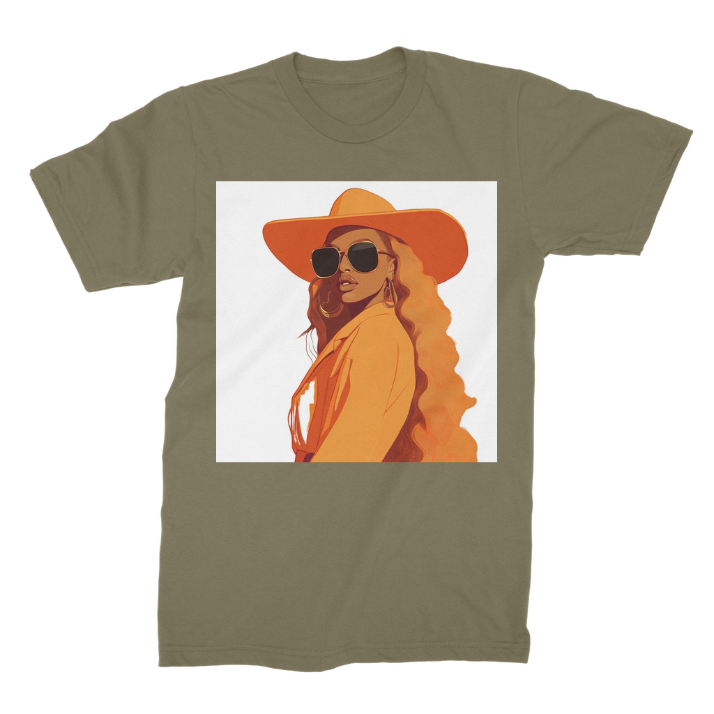 Bey Collection| Orange Diva | #cowboycarter Premium Jersey Adult T-Shirt