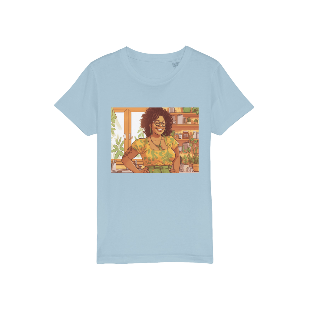 | Lexie Melanin Magic Organic Jersey Kids T-Shirt