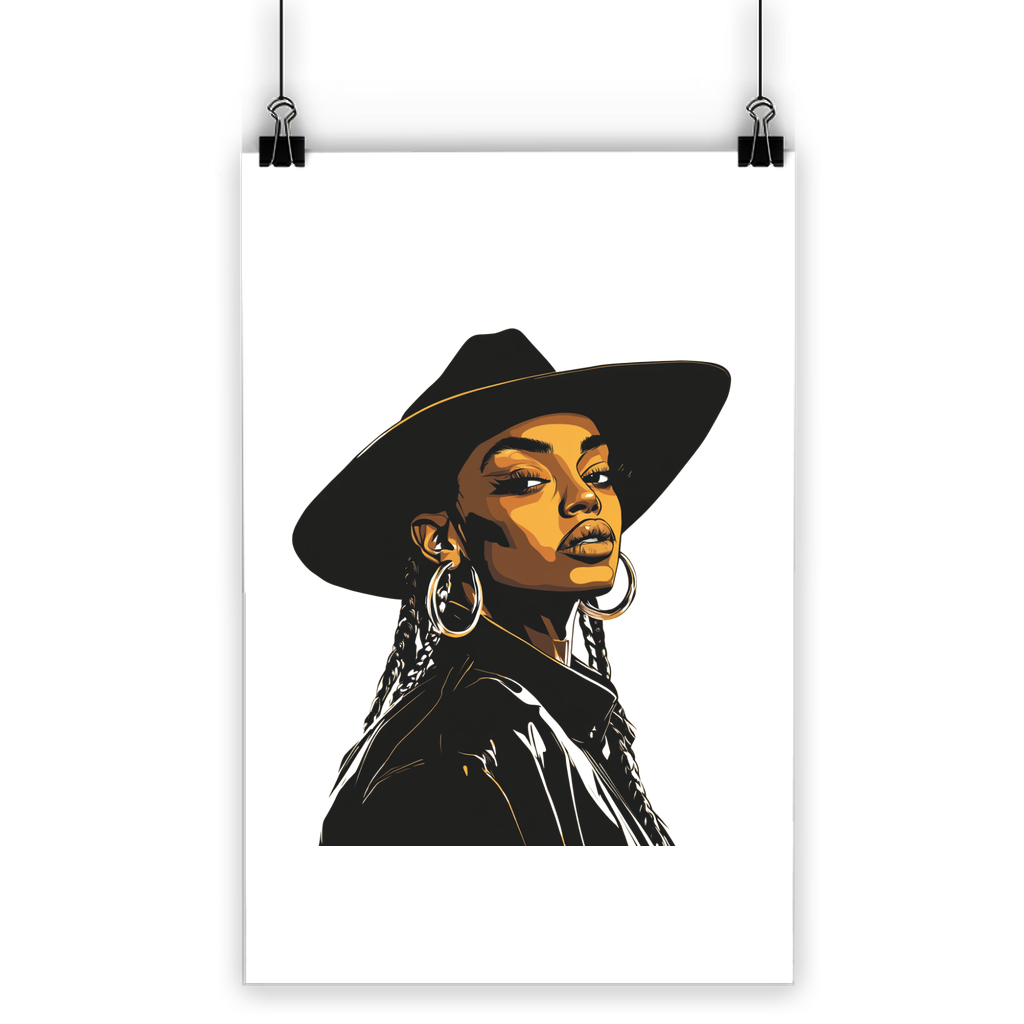 Bey Collection| Dark Cowgirl Diva | #cowboycarter Classic Poster