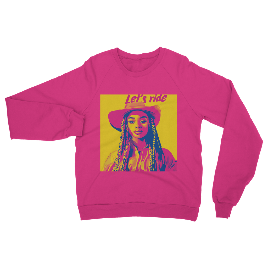 Bey Collection| Winnie Orange : Let's Ride Classic Adult Sweatshirt