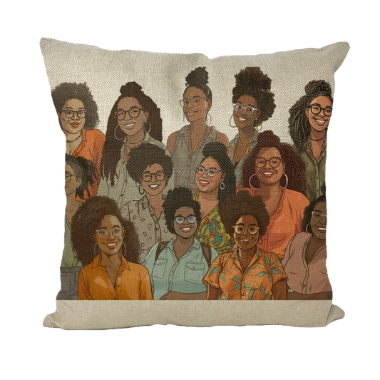 Womens Collective| Everyday magic | Melanin Magic Throw Pillows