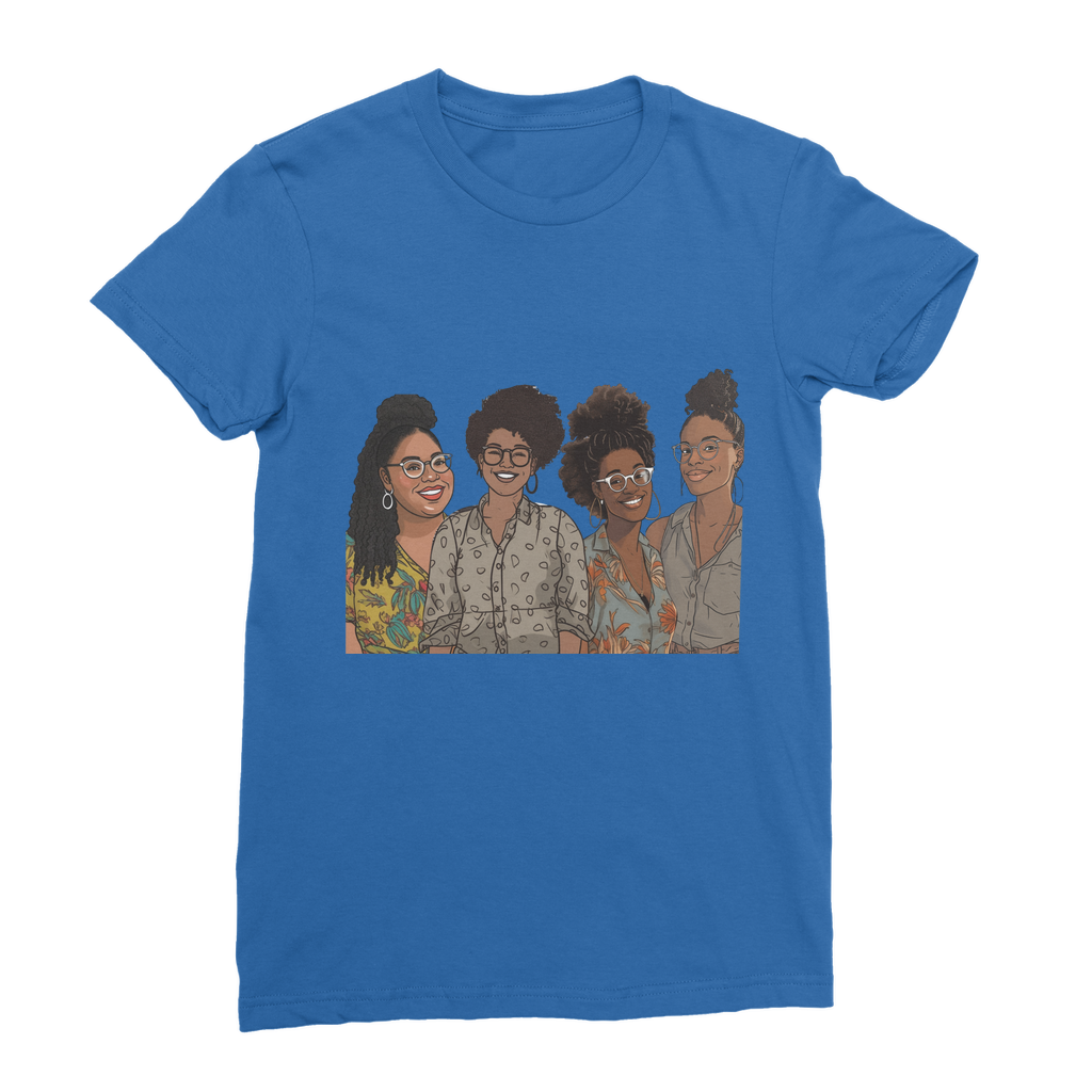 | Women's Collective | Quad Sis| Melanin Magic | Premium Jersey Women's T-Shirt