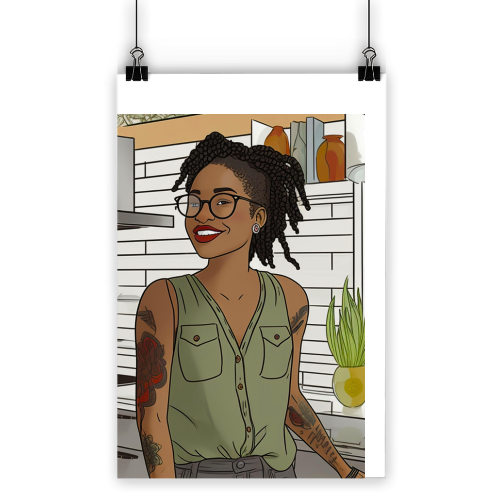 | Everyday Black Girl Magic Collection | Sasha Melanin Magic | Classic Poster
