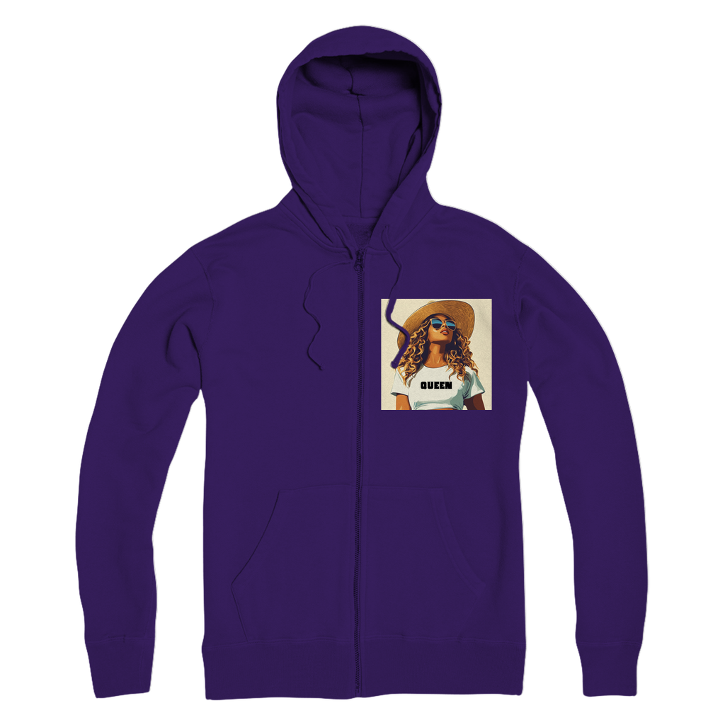 Bey Collection| Queen | #Cowboycater| Premium Adult Zip Hoodie