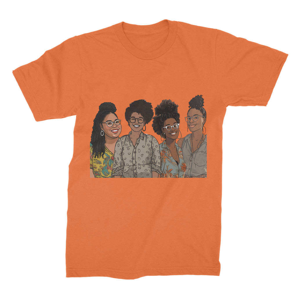 | Women's Collective | Quad Sis| Melanin Magic | Premium Jersey Adult T-Shirt