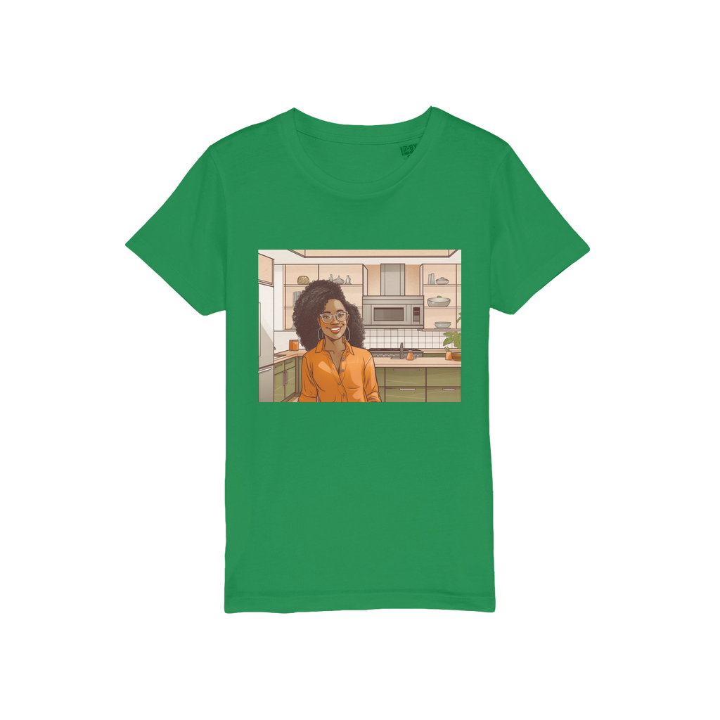 | Rose Melanin Magic | Organic Jersey Kids T-Shirt