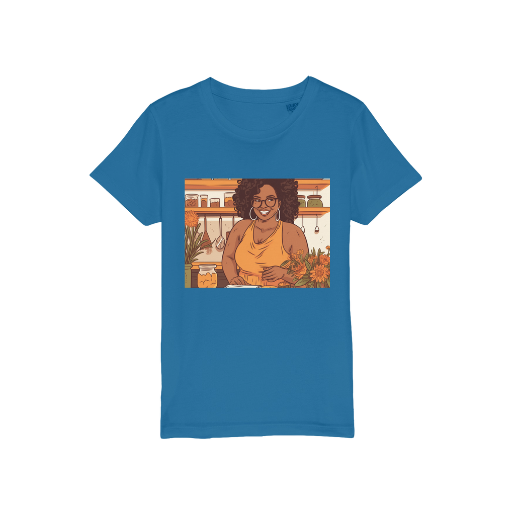 |Sunny Melanin Magic | Organic Jersey Kids T-Shirt