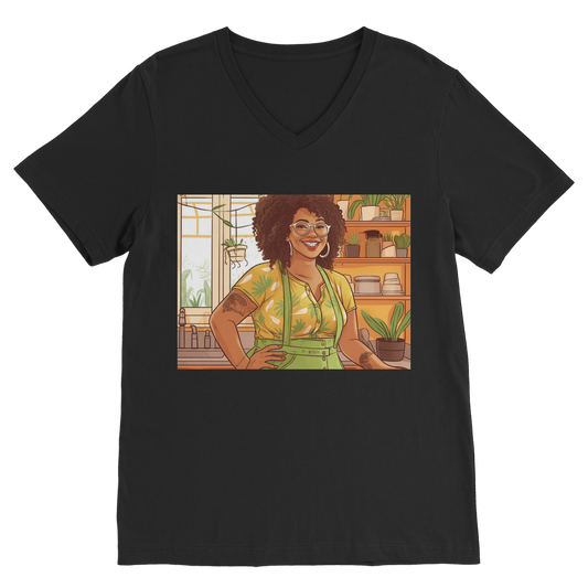 | Selenda Melanin Magic Premium V-Neck T-Shirt