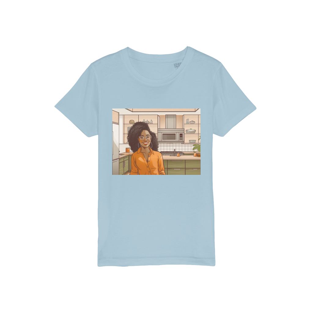 | Rose Melanin Magic | Organic Jersey Kids T-Shirt