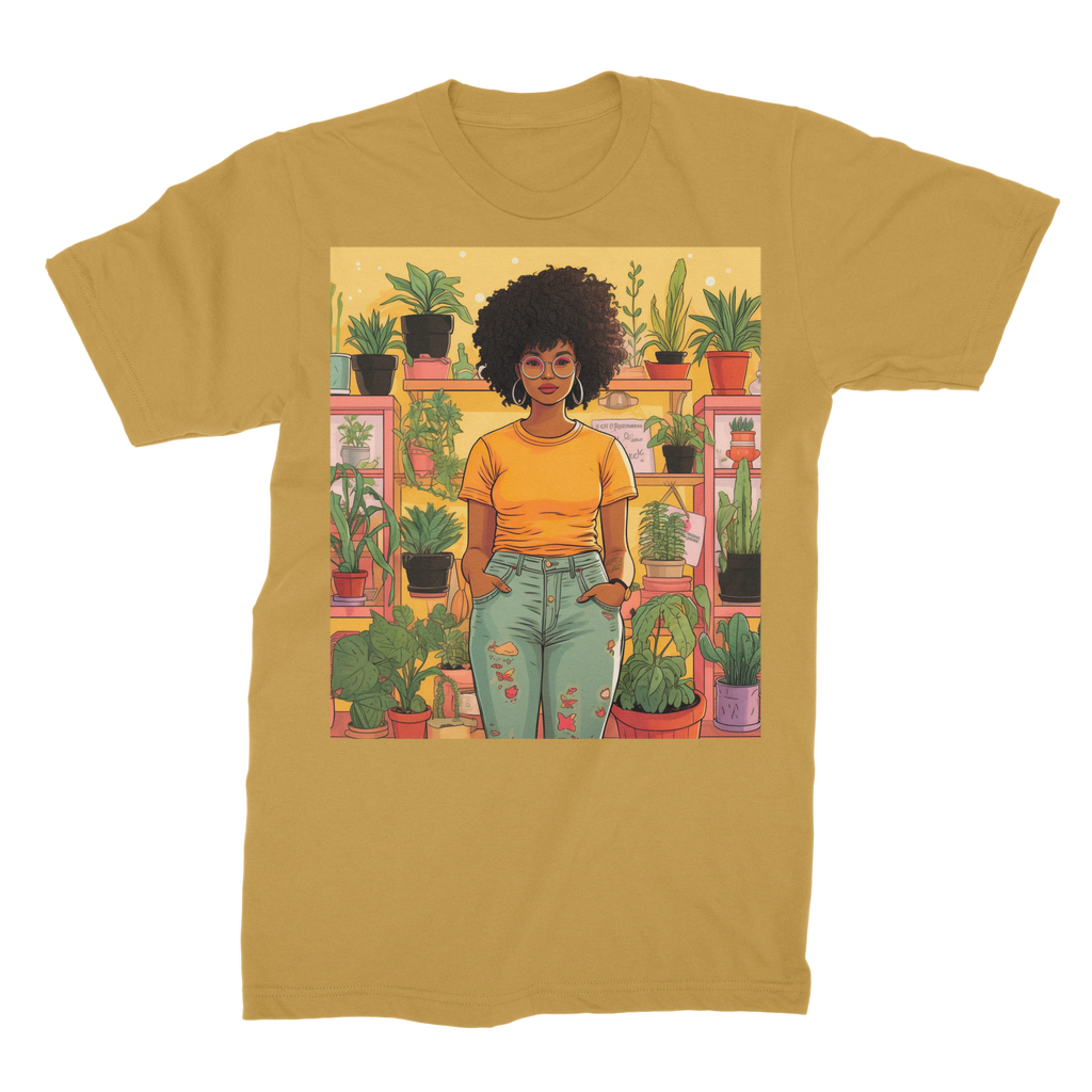 | Plant Mom Collection | Navia Sunlight | Premium Jersey Adult T-Shirt