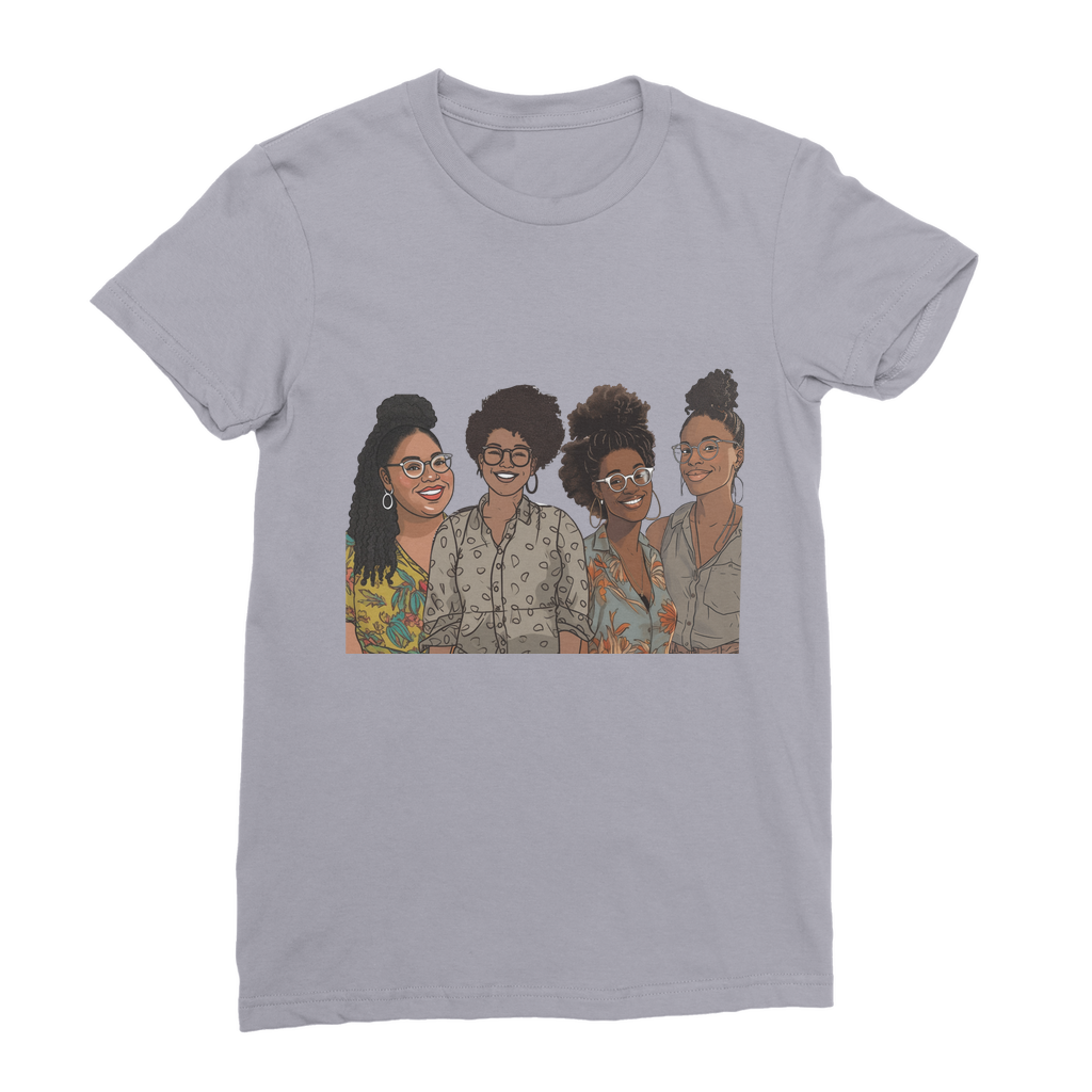 | Women's Collective | Quad Sis| Melanin Magic | Premium Jersey Women's T-Shirt