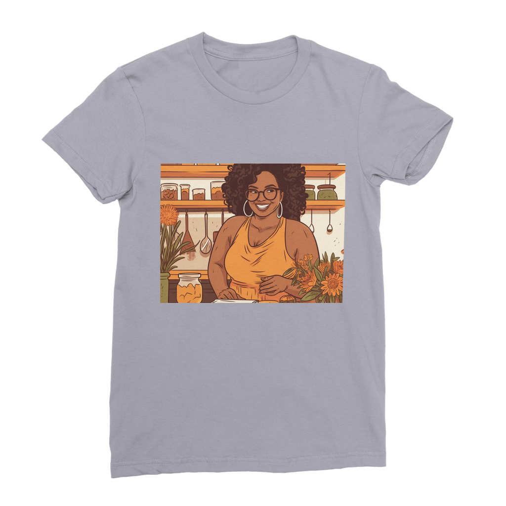 |Sunny Melanin Magic | Premium Jersey Women's T-Shirt