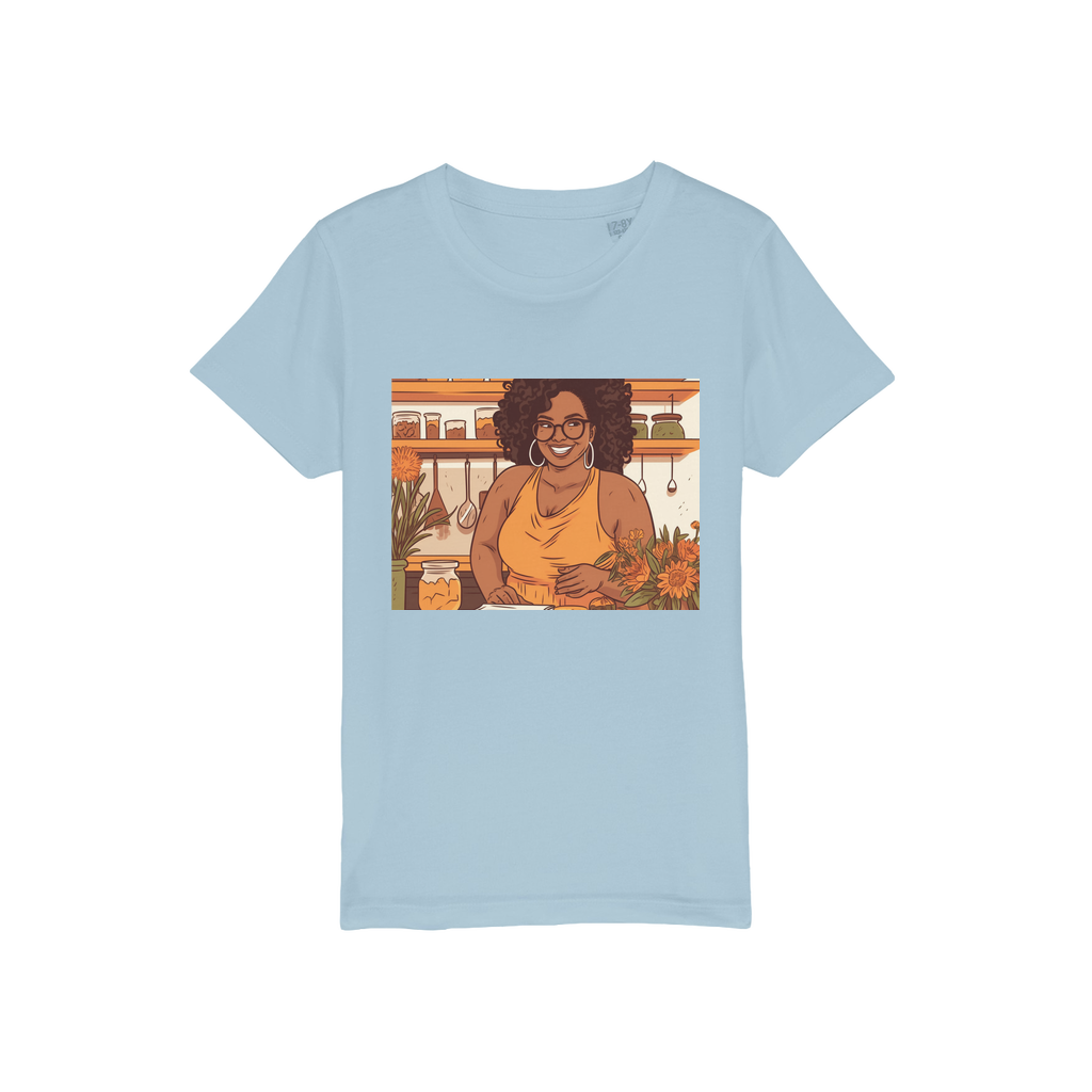 |Sunny Melanin Magic | Organic Jersey Kids T-Shirt
