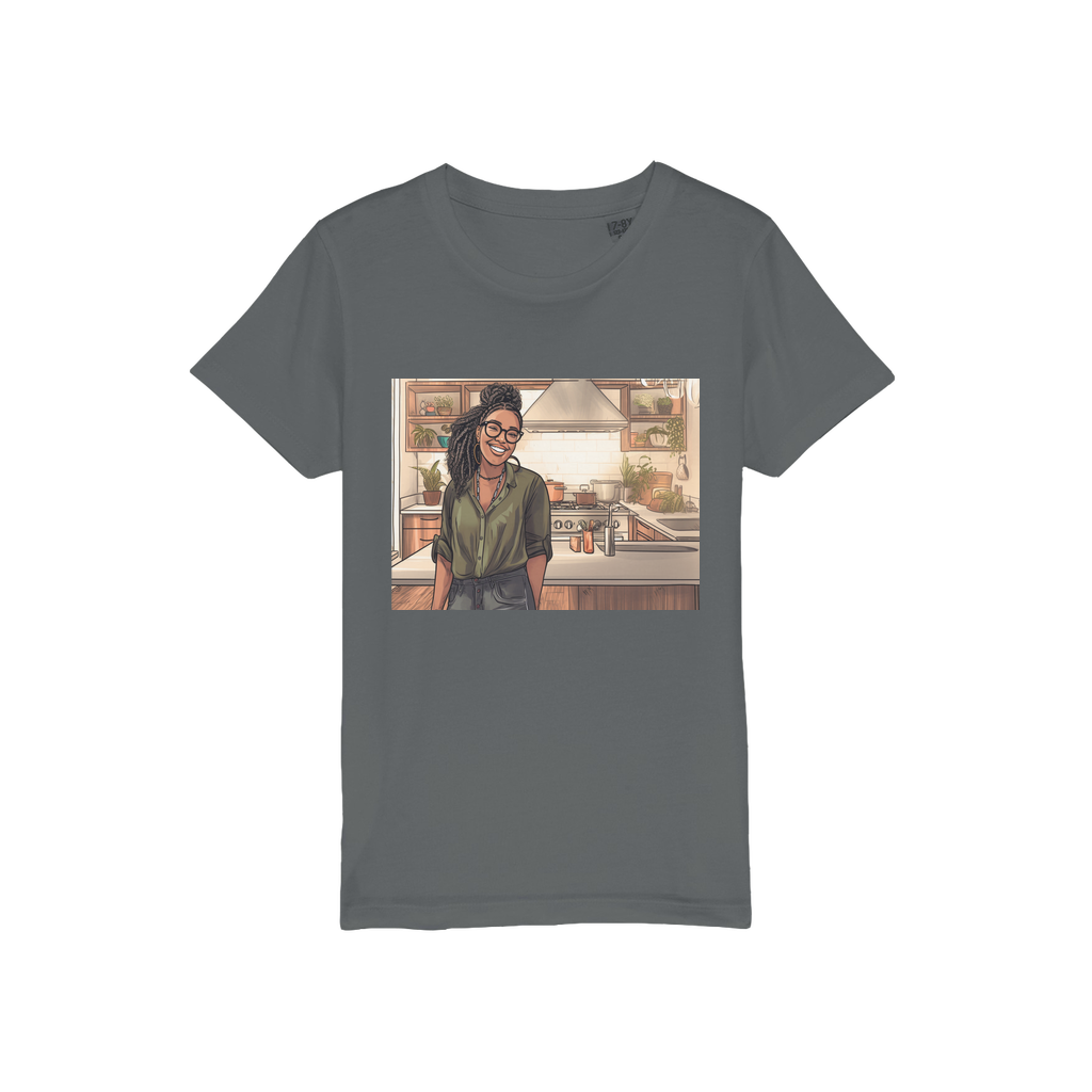 | Janell Melanin Magic | Organic Jersey Kids T-Shirt