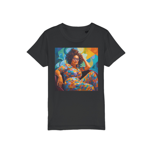 Black In Tech Collection | Maiya | Organic Jersey Kids T-Shirt