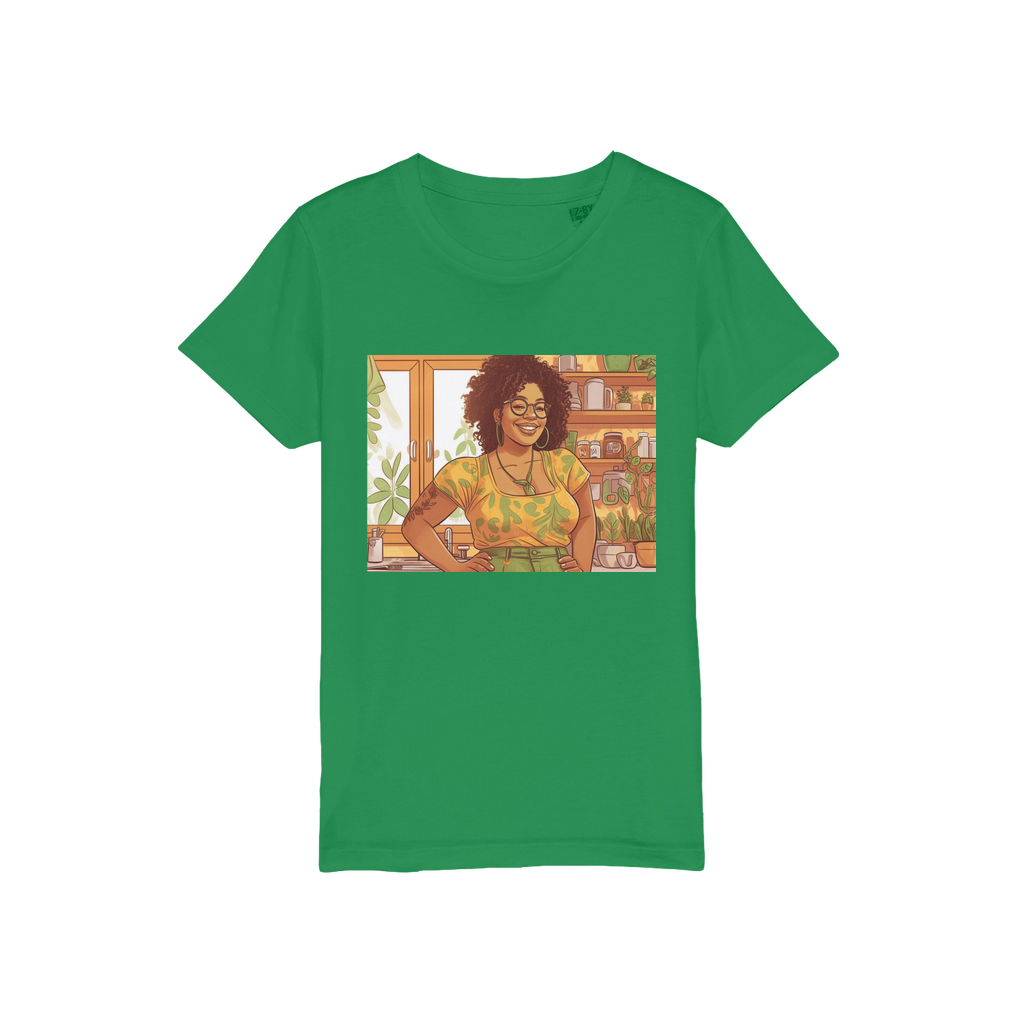 | Lexie Melanin Magic Organic Jersey Kids T-Shirt