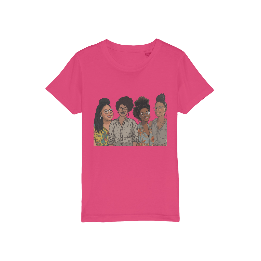 | Women's Collective | Quad Sis| Melanin Magic | Organic Jersey Kids T-Shirt