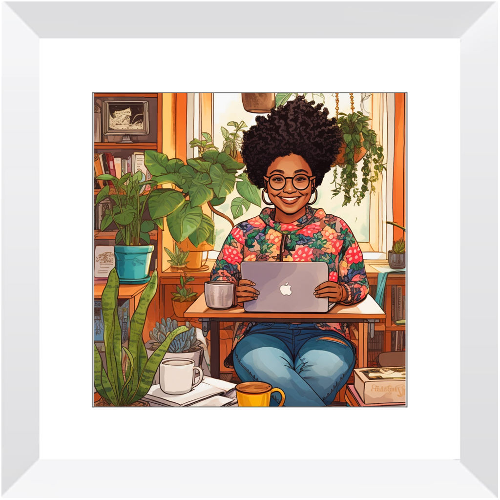 Black In Tech | Asha | Framed Prints