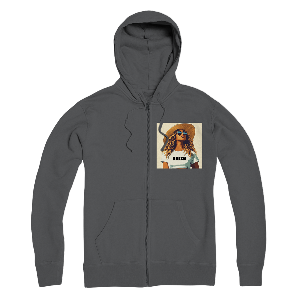 Bey Collection| Queen | #Cowboycater| Premium Adult Zip Hoodie