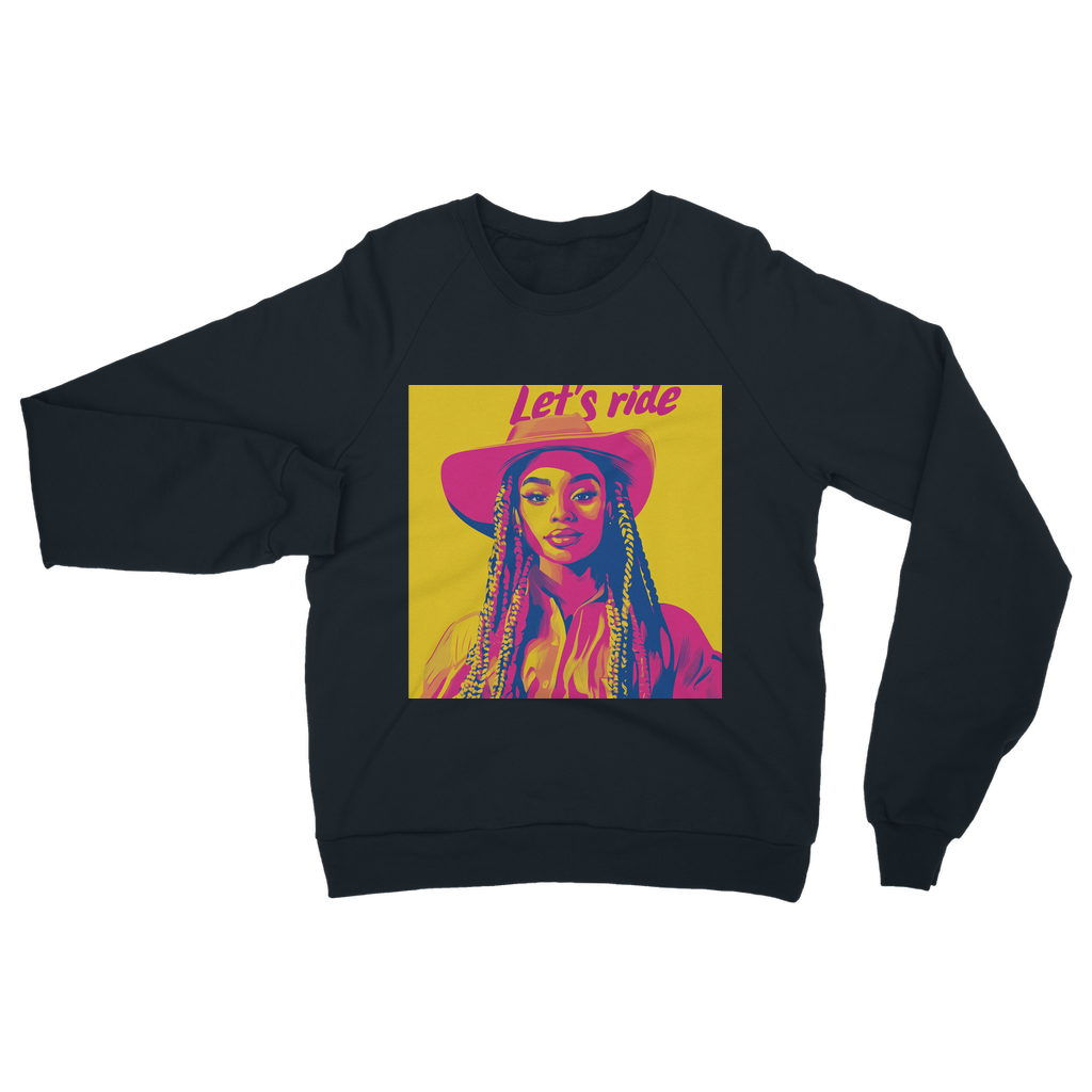 Bey Collection| Winnie Orange : Let's Ride Classic Adult Sweatshirt
