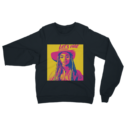 Bey Collection| Winnie Orange : Let's Ride Classic Adult Sweatshirt