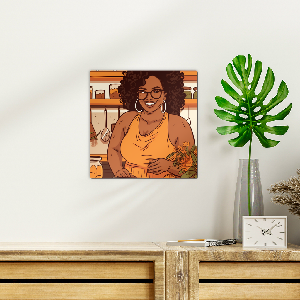 |Sunny Melanin Magic | Wall Tile