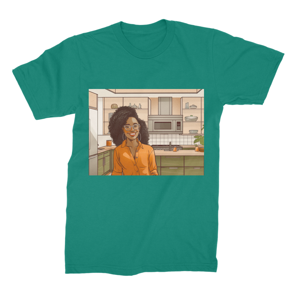 | Rose Melanin Magic | Premium Jersey Adult T-Shirt