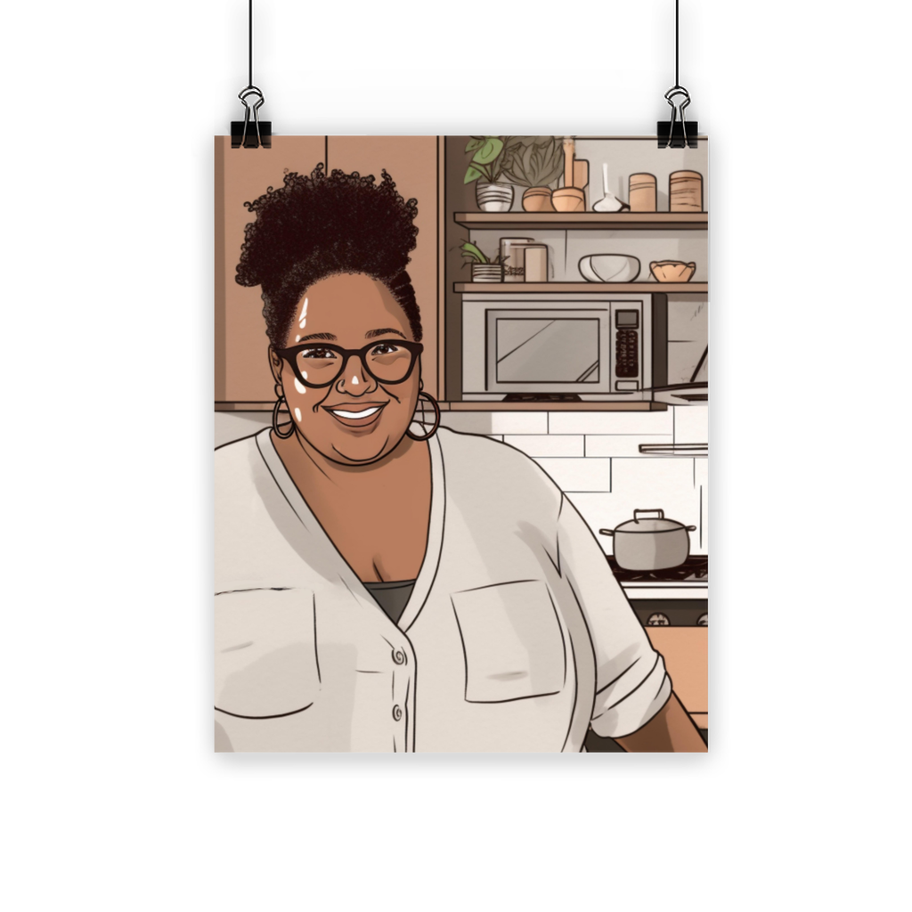Stephanie | Everyday Black Girl Magic Collection | Melanin Magic | Classic Poster