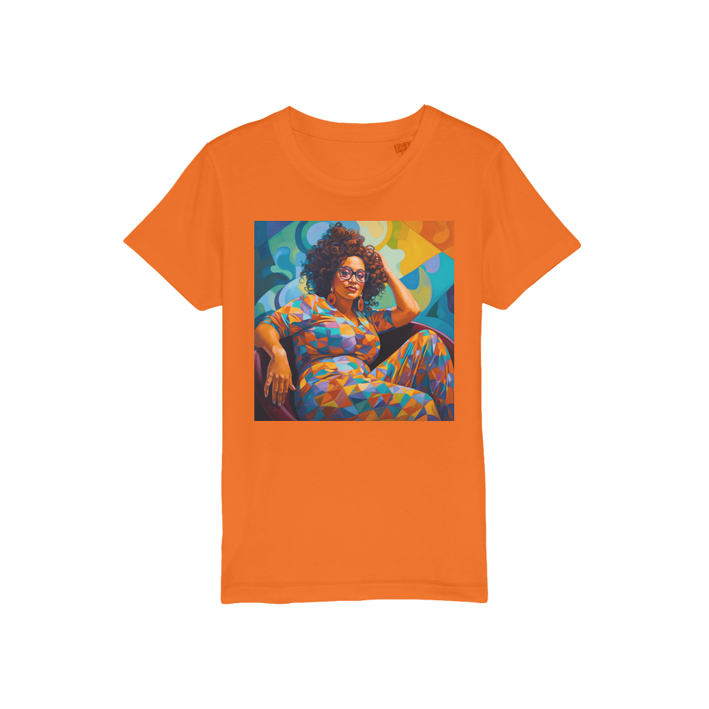 Black In Tech Collection | Maiya | Organic Jersey Kids T-Shirt