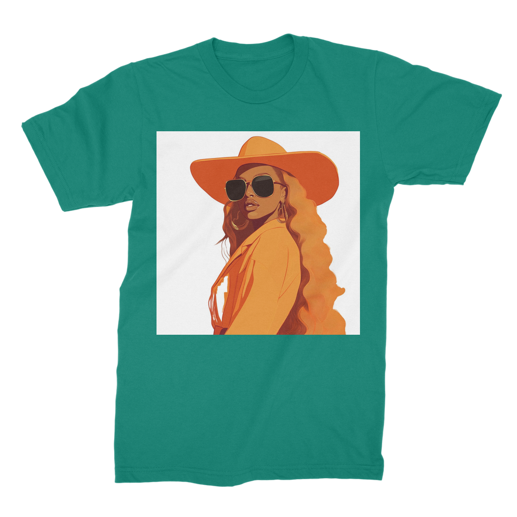 Bey Collection| Orange Diva | #cowboycarter Premium Jersey Adult T-Shirt