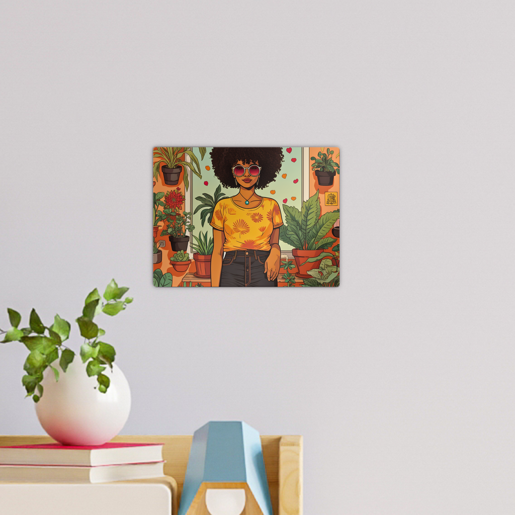 | Plant Mom Collection | Amina Tangerine | Wall Tile