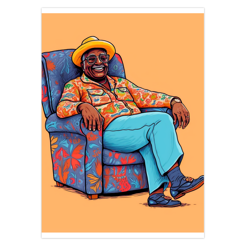 | Black & Bold Collection | James Folded Cards | African American Male |