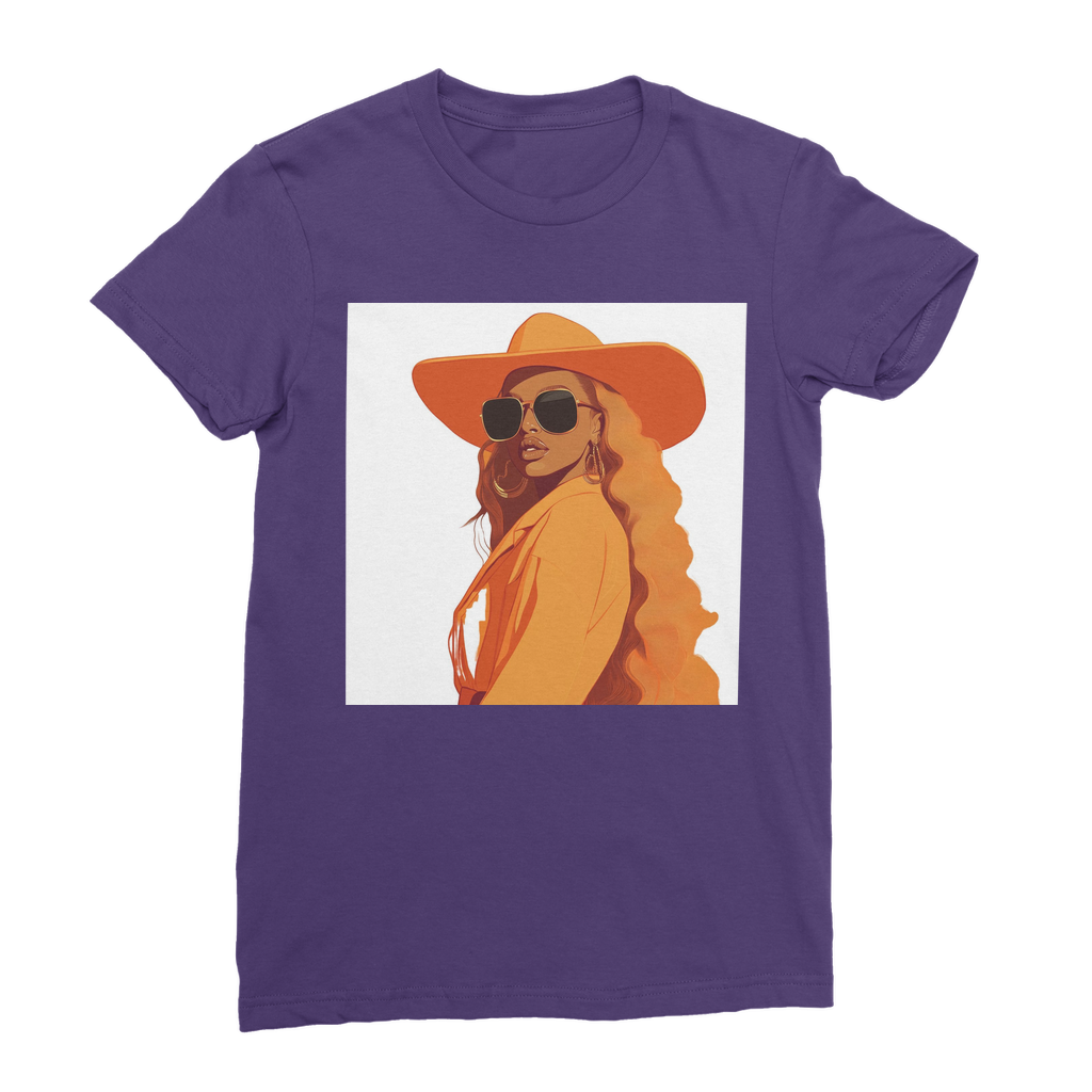 Bey Collection| Orange Diva | #cowboycarter Premium Jersey Women's T-Shirt