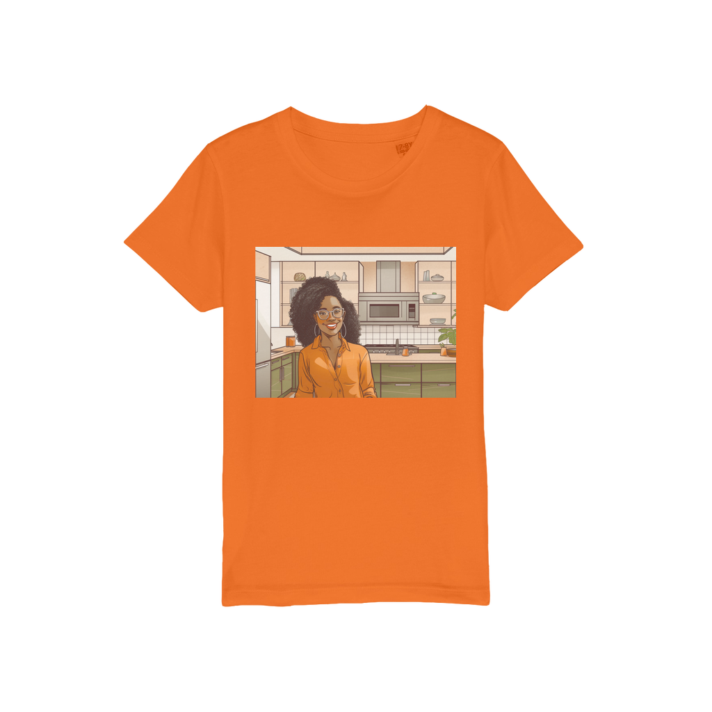 | Rose Melanin Magic | Organic Jersey Kids T-Shirt