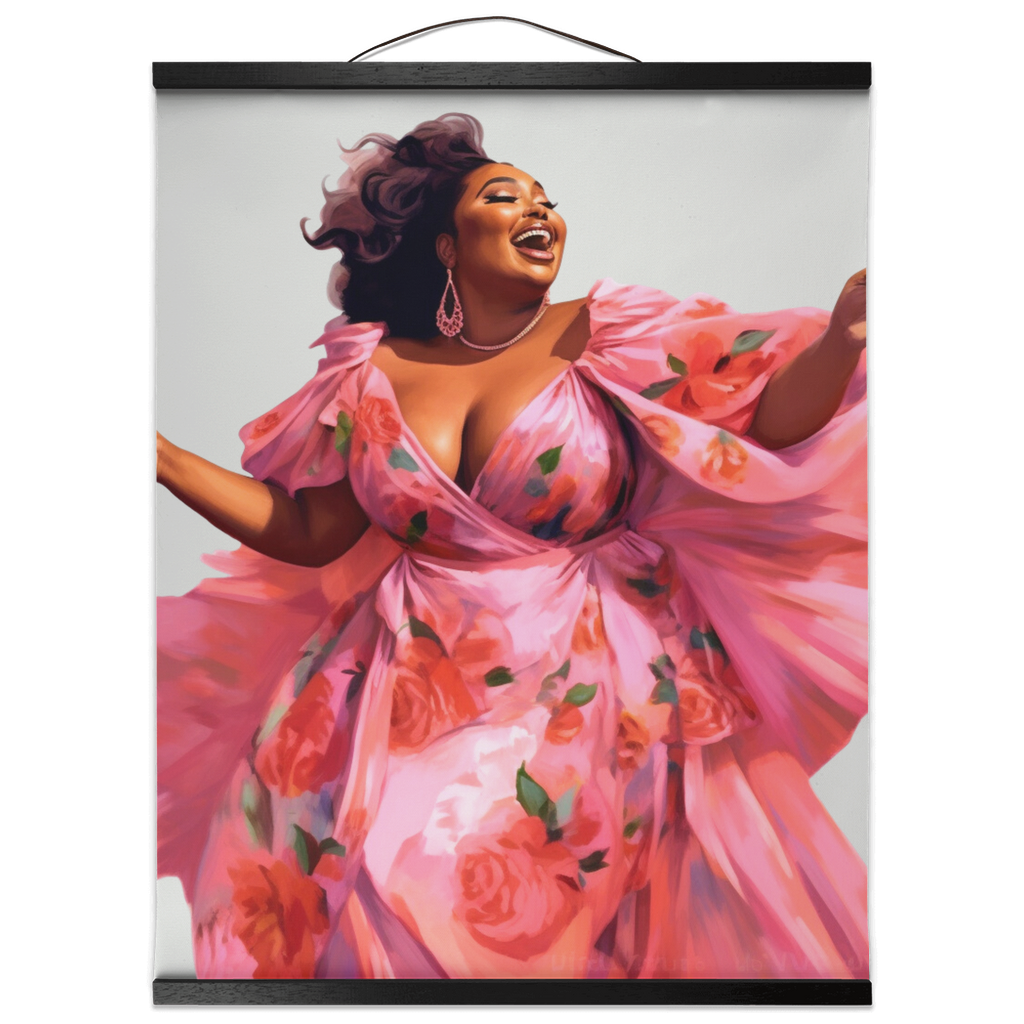 How We See Ourselves Collection | I Feel Beautiful  | Ayanna |  Hanging Canvas Print |