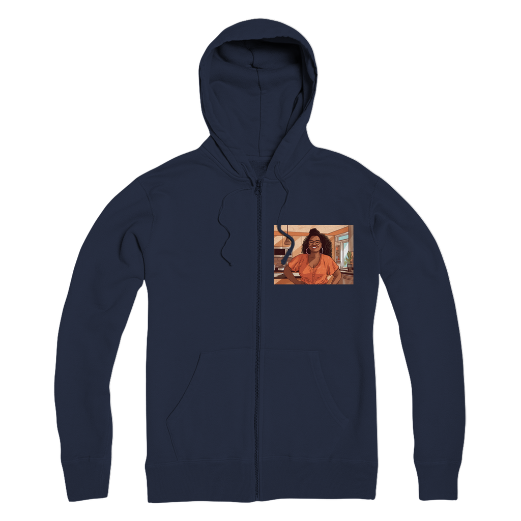 | Grace Melanin Magic | Premium Adult Zip Hoodie