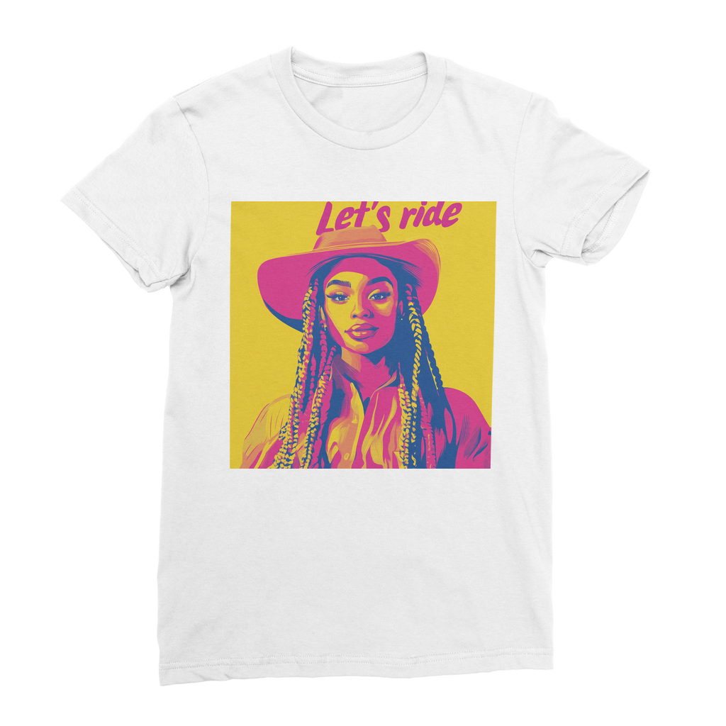 Bey Collection| Winnie Orange : Let's Ride Premium Jersey Women's T-Shirt