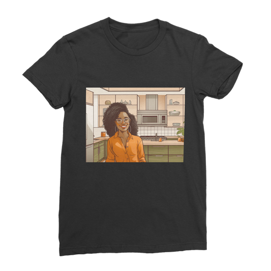 | Rose Melanin Magic | Premium Jersey Women's T-Shirt