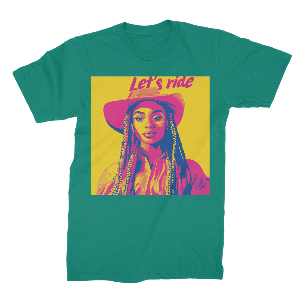 Bey Collection| Winnie Orange : Let's Ride Premium Jersey Adult T-Shirt