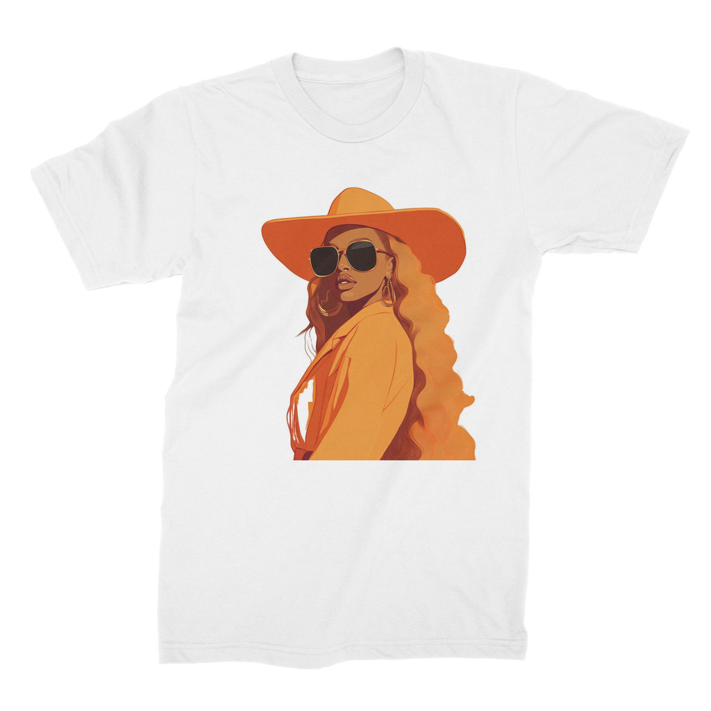 Bey Collection| Orange Diva | #cowboycarter Premium Jersey Adult T-Shirt