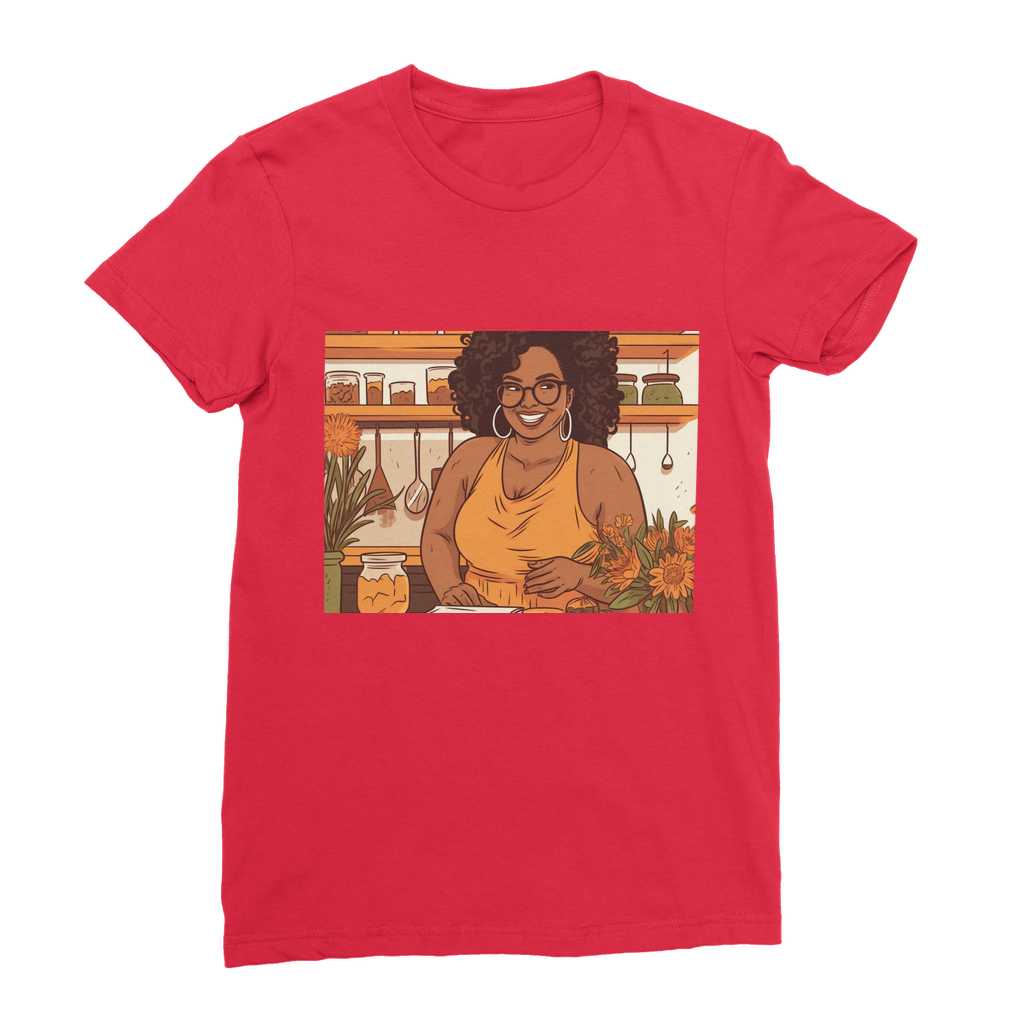 |Sunny Melanin Magic | Premium Jersey Women's T-Shirt
