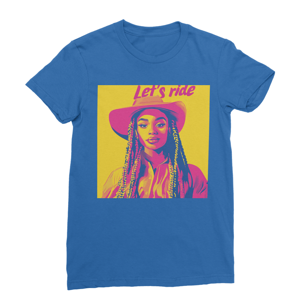 Bey Collection| Winnie Orange : Let's Ride Premium Jersey Women's T-Shirt