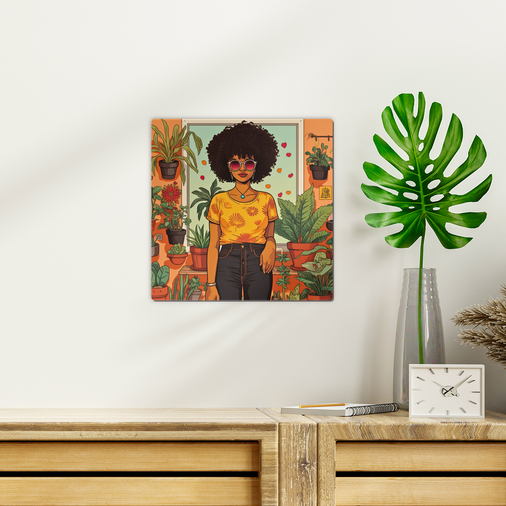 | Plant Mom Collection | Amina Tangerine | Wall Tile